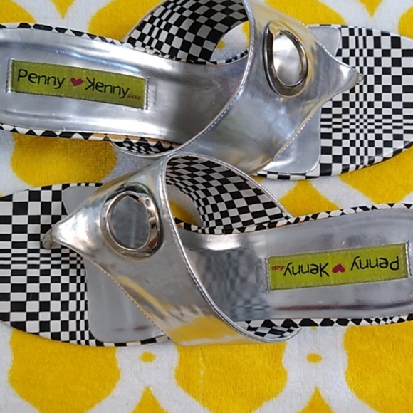 🟢🥳HP Heels BUNDLE 3 pairs of slide in sandals - Picture 8 of 16